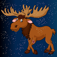Free online html5 games - G2J Help The Injured Moose game 
