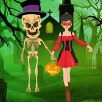 Free online html5 games - Escape Girl From Evil Skeleton HTML5 game 