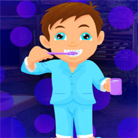 Free online html5 games - G4K Tooth Brushing Boy Escape  game - WowEscape 