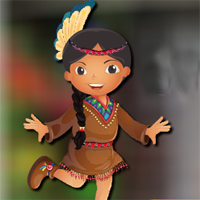 Free online html5 games - AVMGames Dancing Tribe Girl Escape game 
