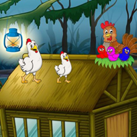 Free online html5 games - The Pig and the Garden Cage game - WowEscape 