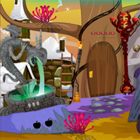 Free online html5 games - Escape From Fantasy World Level 32 game 