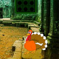 Free online html5 games - Big Thanksgiving Ruins Forest Escape game 