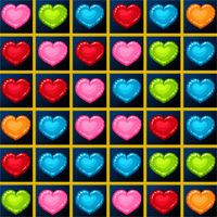 Free online html5 games - LofGames Hearts Blocks Collapse game 