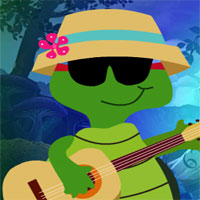 Free online html5 games - G4K Guitar Playing Tortoise Escape game 