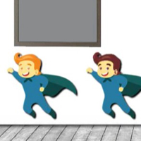 Free online html5 games -  8b Little Superman Escape  game 