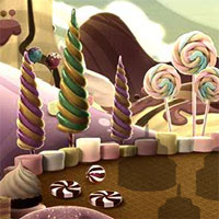 Free online html5 games - New Year Sweet Land Escape game 