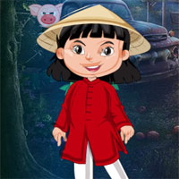 Free online html5 games - G4K Little Chinese Girl Escape game 