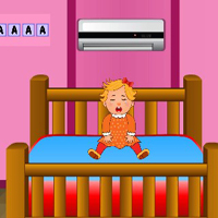 Free online html5 games - G2J Help to Hungry Baby game 