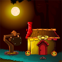 Free online html5 games - MirchiGames Find Spooky Treasure Broomstick game 
