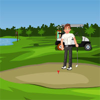 Free online html5 games - Golf Ground Escape game 