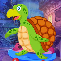 Free online html5 games - G4K Skating Tortoise Escape game 