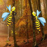 Free online html5 games - Couple Honeybee Escape HTML5 game - WowEscape 