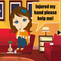 Free online html5 games - Help The Injured Girl HTML5 game 
