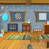 Free online html5 games - MizGames Abstract Painting House Escape game 