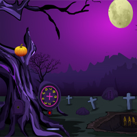 Free online html5 games - Games4Escape Halloween Skeleton Escape 2018 game 