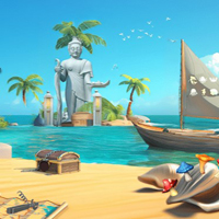Free online html5 games - FEG Mystery Island Escape game 