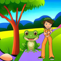 Free online html5 games - BEG Girl Cursed To Frog game 