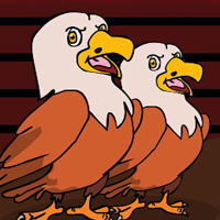 Free online html5 games -  G2J Couple Hawk Escape game 