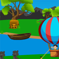 Free online html5 games - Avm Cute Boy Parachute Escape game - WowEscape 
