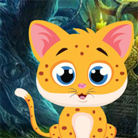 Free online html5 games - G4K Cute Leopard Rescue game 