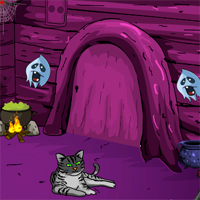 Free online html5 games - Games4Escape Halloween Mysterious Door Escape game 