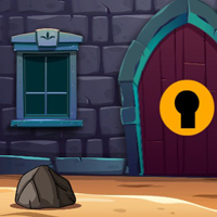 Free online html5 games - G2J Desert Stone Wall Escape game 