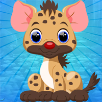 Free online html5 games - Games4King Little Hyena Escape game 