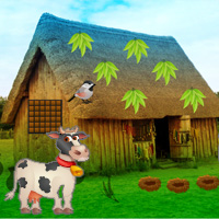 Free online html5 games - Games2rule Trapped Cow Village Escape game 