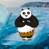 Snow Land Panda Escape HTML5 