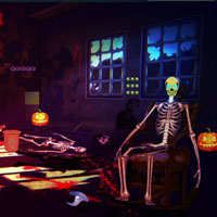 Free online html5 games - Halloween Zombie House Escape Top10NewGames game 