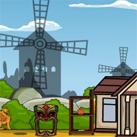 Free online html5 games - Games2Jolly Wooden Windmill Escape game - WowEscape 