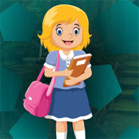 Free online html5 games - G4K Cute College Girl Escape  game 