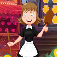 Free online html5 games - G4K Cleaning Lady Rescue game 