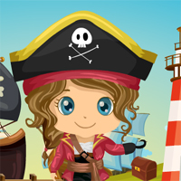 Free online html5 games - G4K Caribbean Pirate Girl Rescue game 