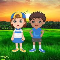 Free online html5 games - G2R Twin Siblings Escaped Forest game 