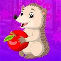 Free online html5 games - Games4King Porcupine Escape With Apple game 
