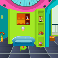 Free online html5 games - New Colourful Escape game 