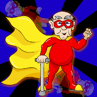 Free online html5 games - G2J Super Grandpa Rescue game 