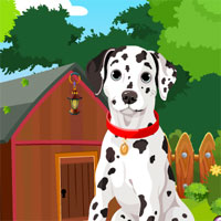 Free online html5 games - G4K Cute Dalmatian Dog Rescue  game - WowEscape 