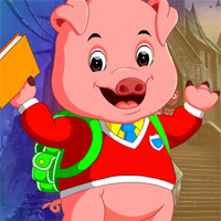 Free online html5 games - G4k Student Pig Escape game 
