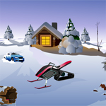 Free online html5 games - Snowfield Villa Escape game 