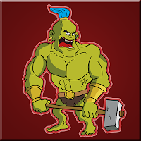 Free online html5 games - G2J Orc Warrior Escape game 