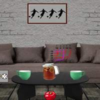 Free online html5 games - G2J Simple Modern Room Escape game 