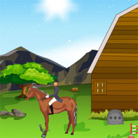 Free online html5 games - G4E Horse Form House Escape game 