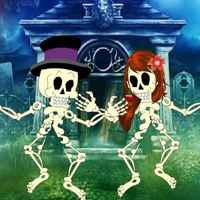 Free online html5 games - Pair of Skeleton Escape HTML5 game 