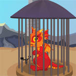 Free online html5 games - Hill Dragon Escape game 
