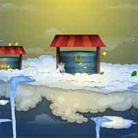 Free online html5 games - Ena The Circle-Cloud City Escape game - WowEscape 