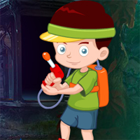 Free online html5 games - Games4King Water Gun Boy Escape game 