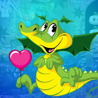 Free online html5 games - G4K Amour Dragon Escape game 